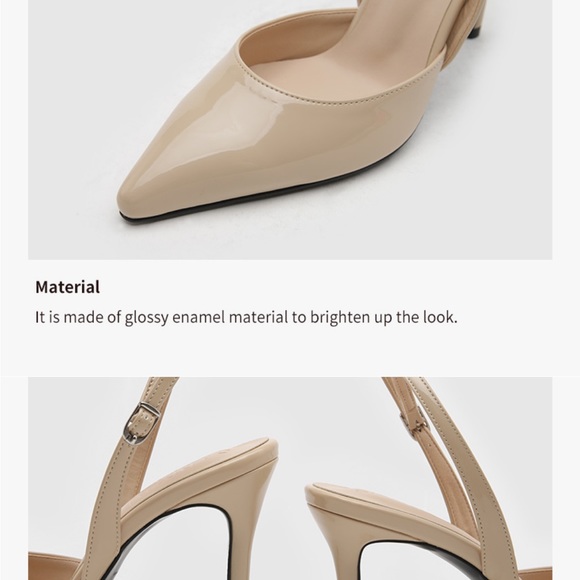 SAPPUN Twili Enamel Slingback Heel (WHITE) - Picture 13 of 15